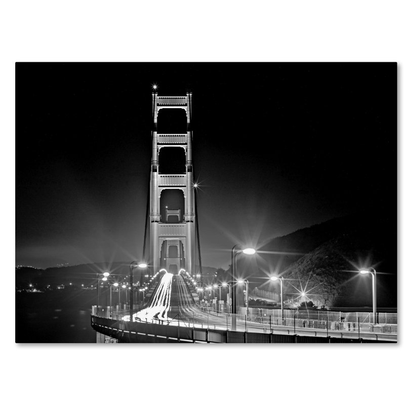 «san francisco, reproduction de photo sur toile tendue, H 35 po x l 47 po x P 2 po