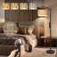 Lampe sur pied en rotin Kashaan-347243878