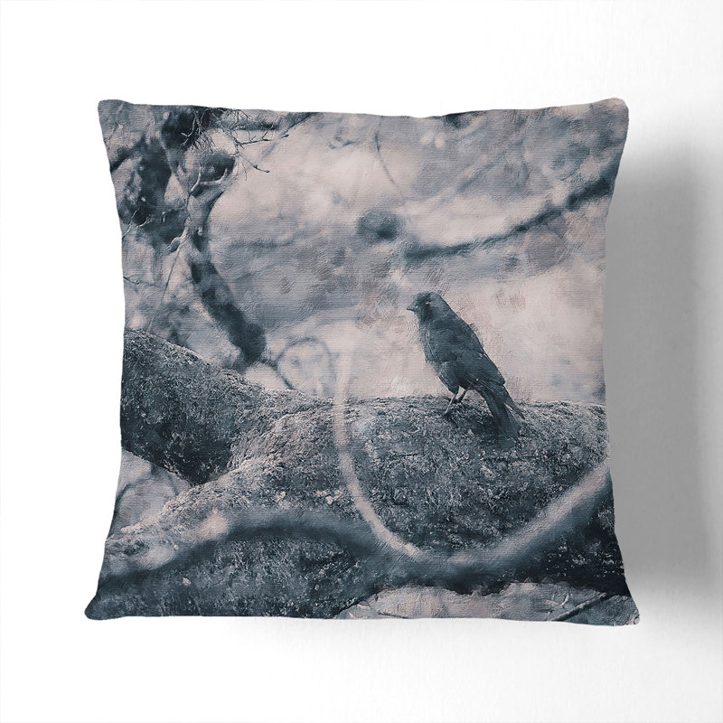 Square Throw Cushion, White, 55cm H x 55cm W x 20cm D