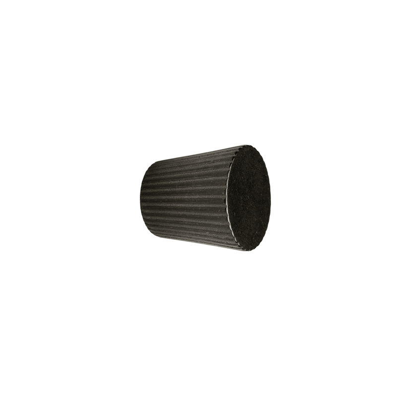 Flute 1.38 in. Conical Knob, Silicon Bronze Dark