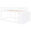 Lit superposé double avec rangement en bois massif blanc pour une apparence et une fabrication blanches-1028055671-1028055670
