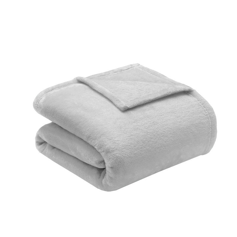 Couverture surdimensionnée en peluche , Très grand, Gris