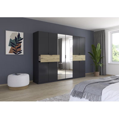 Tivareo  6 Hinged Door Wardrobe available in many colour combinations 2 Drawer INCL. Delivery and Assembly