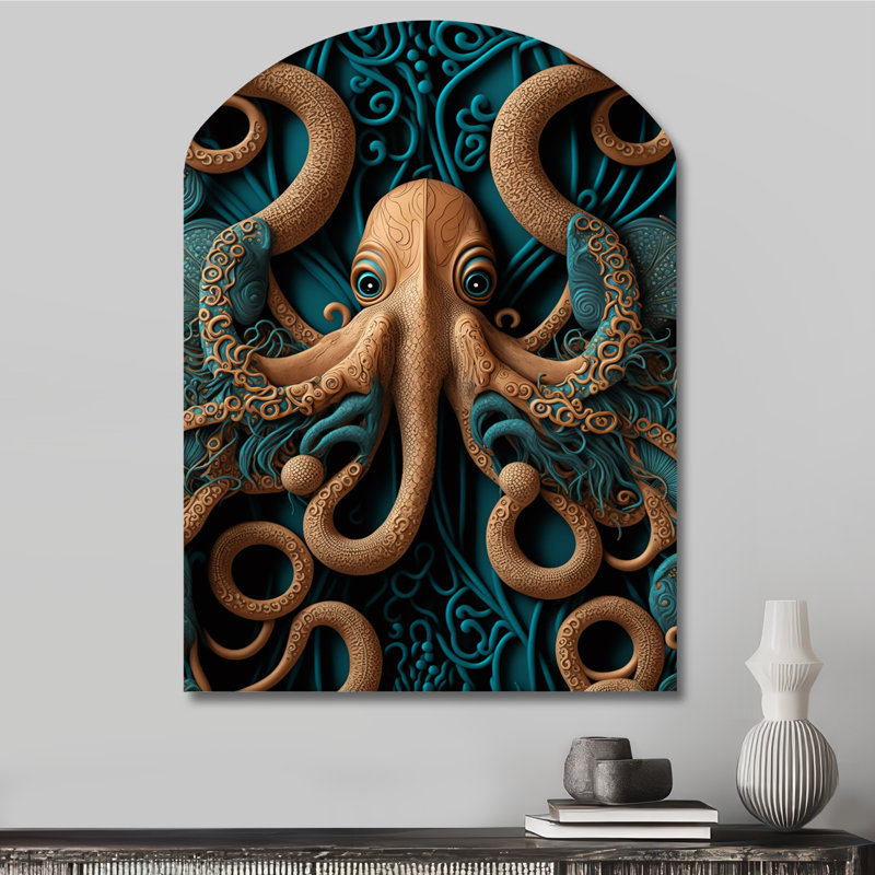 Mandel - Animal Octopus Arch, H 34 po x l 25 po