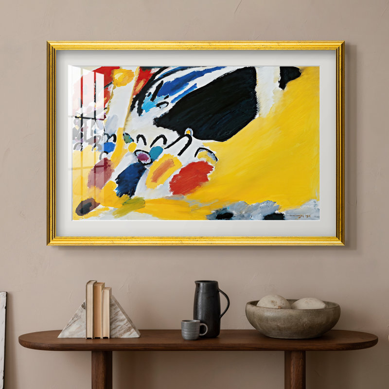 Impression III (Concert), 1911 - Wassily Kandinsky - Estampe encadrée sur mesure, 16x22 INNER SIZE, Framed Print with Mat