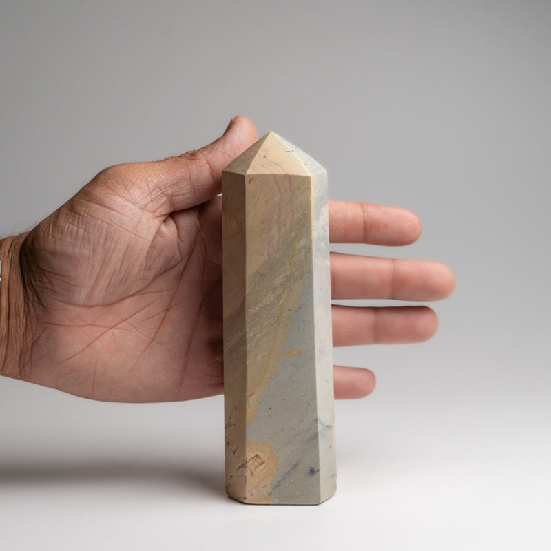Polished Polychrome Point From Madagascar (1.1 Lbs)