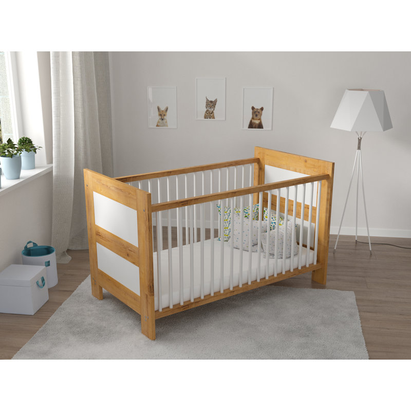Sperry 2 Cot Bed, Sunset Pine/White