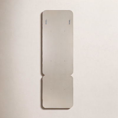 Gropius Modern Entryway Mirror with Shelf