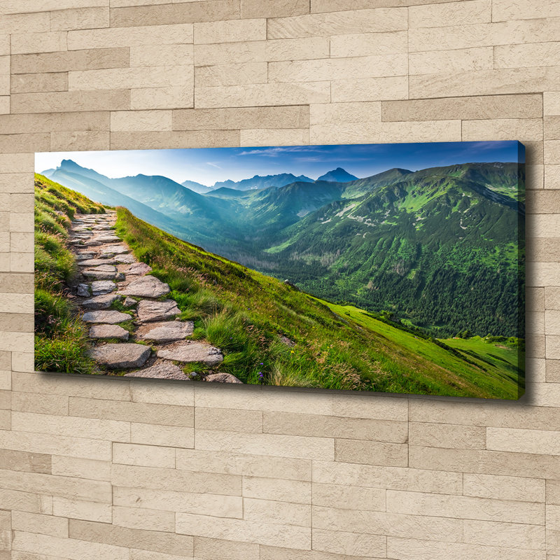Path in the Tatras 1 Piece Wall Art on Canvas