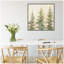 «Evergreen Trees Abstract» par The Creative Bunch Studio, reproduction d'art sur toile encadrée-2089808784