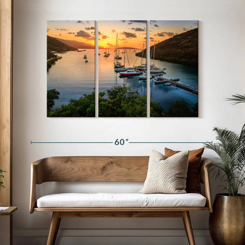 Coucher de soleil Gillard, H 32 po x l 50 po