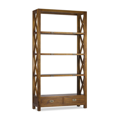 Makowski 190cm H Solid Wood Standard Bookcase