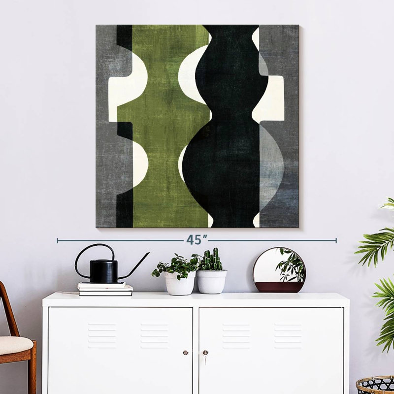 Déco géométrique Avery avec vert