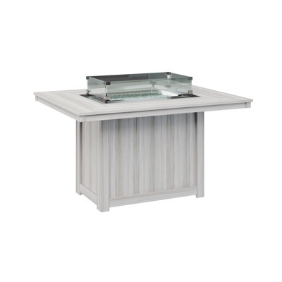 Foyer de table rectangulaire Thomas Seashell 54 po Thomas