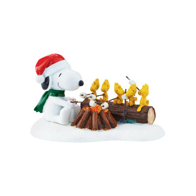 Peanuts Village Campfire Buddies Figurine 2in H