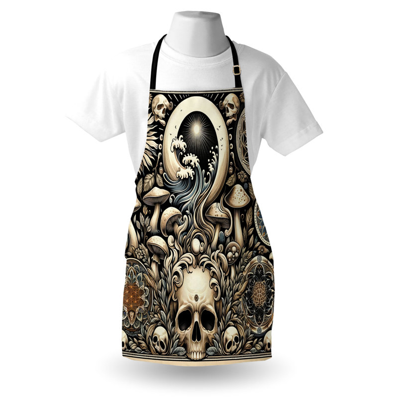 No Pattern Bib Apron