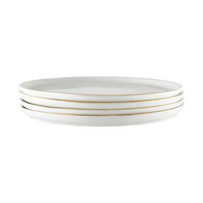 Canvas Home Abbesses Coloured Rim Porcelain Dinner Plate