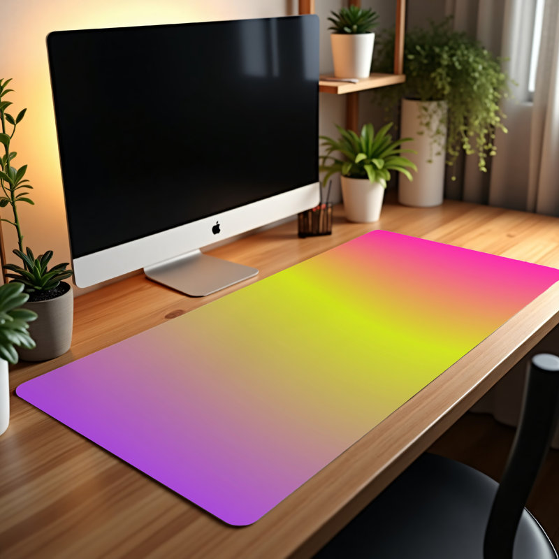 Polyester Desk Pad, 31.5x15.5