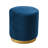 Fresno 16" Wide Velvet Round Standard Ottoman-895441232-840775174