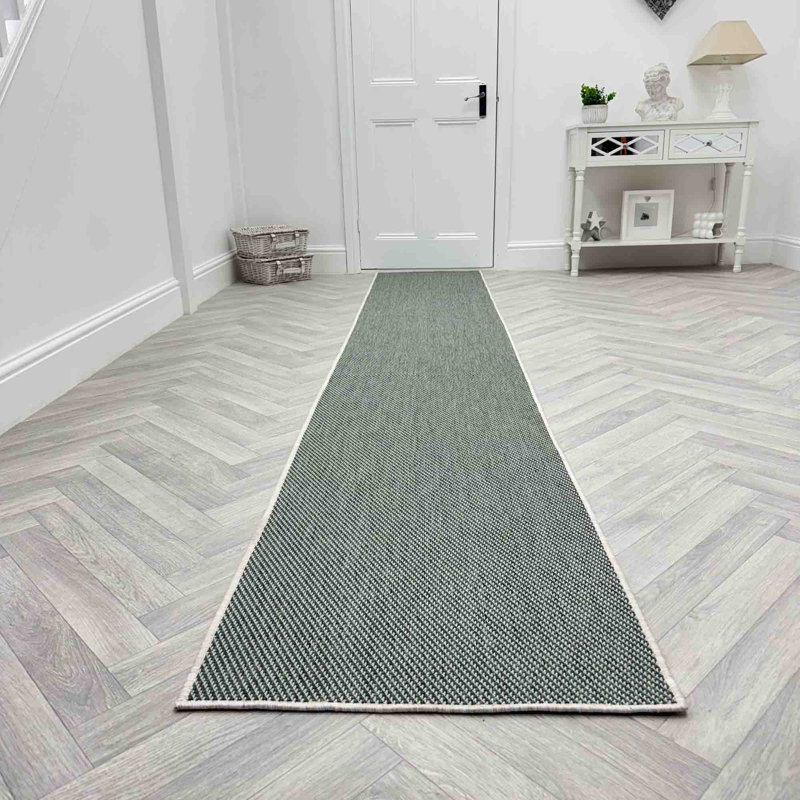 Runner Solid Colour Flatweave Area Rug, Runner 60 x 150 cm