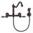 Whitehaus Wall Mount Faucet with Long Traditional Swivel Spout and Solid Brass Side Spray-55870697-93232840