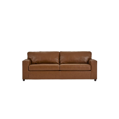 Canapé en cuir véritable 85 po Ilmo