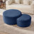 Esther Corduroy Round Ottoman (Set Of 2)-1256142939