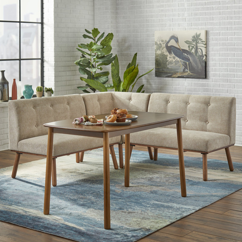 Ensemble de coin-repas pour 5 personnes Bucci, Beige