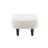 Modern Beige Accent Barrel Chair With Ottoman – Upholstered Armchair And Footrest Set, Solid Neutral Fabric, Mid-Century Lounge Chair For Living Room Or Bedroom