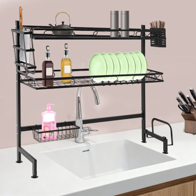 Steel Over The Sink Dish Rack