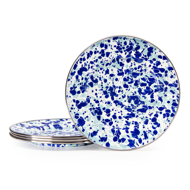 Ocean Enamelware Salad/Dessert Plate