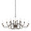 Lisse 20 - Light Candle Style Classic/Traditional Chandelier-15394512