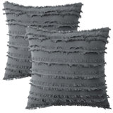 Cotton Blend Reversible Pillow Cover