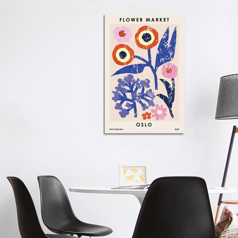 Flower Market. Oslo by NKTN - Wrapped Canvas Gallery-Wrapped Canvas Giclée, 101.6 cm H x 66.04 cm W