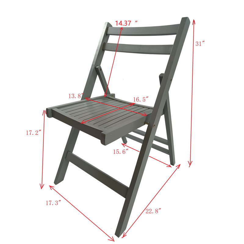 Chaise d'appoint l 15,6 po Palladio, Gris