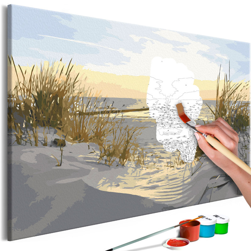 Ensemble de peinture par numéros - sur les dunes