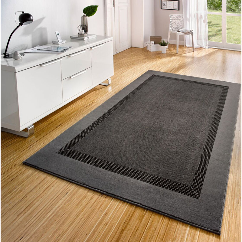 Plant Machine Woven Grey Indoor Rug, Rectangular 200 x 290cm