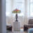 33.25"H Tulip Tiffany-Style Stained Glass Table Lamp