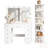 Hollywood Bulb Vanity Desk With 7-Tier Storage, 11 Drawers, And 3 Color Lighting Modes For Makeup And Organization
