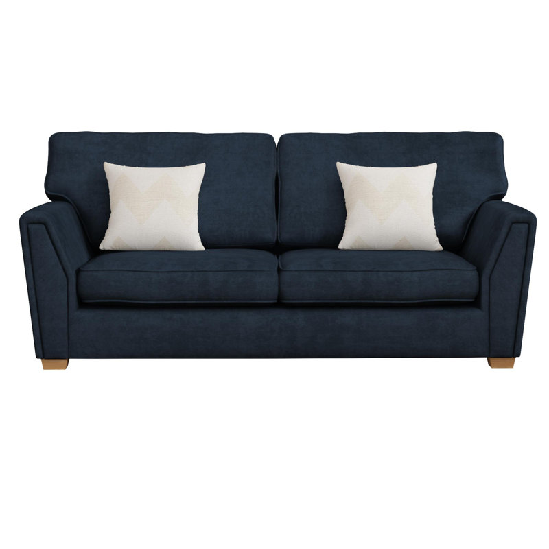 Wendleberry Three Seater, Fixed Back, Forest Green