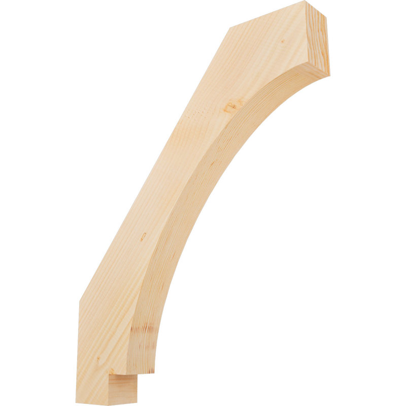 Attelle impériale du genou, Sapin de Douglas, Lisse, H 30 po x l 3,5 po x P 24 po
