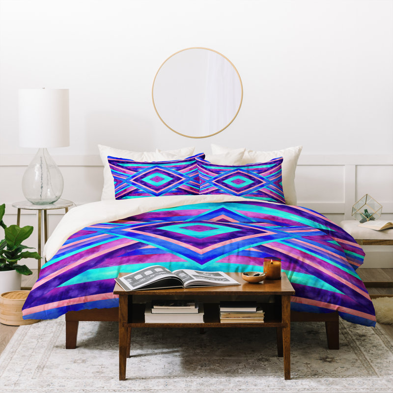 Ensemble de housse de couette Jacqueline Maldonado, Housse de couette simple / simple TG et 1 taie dé