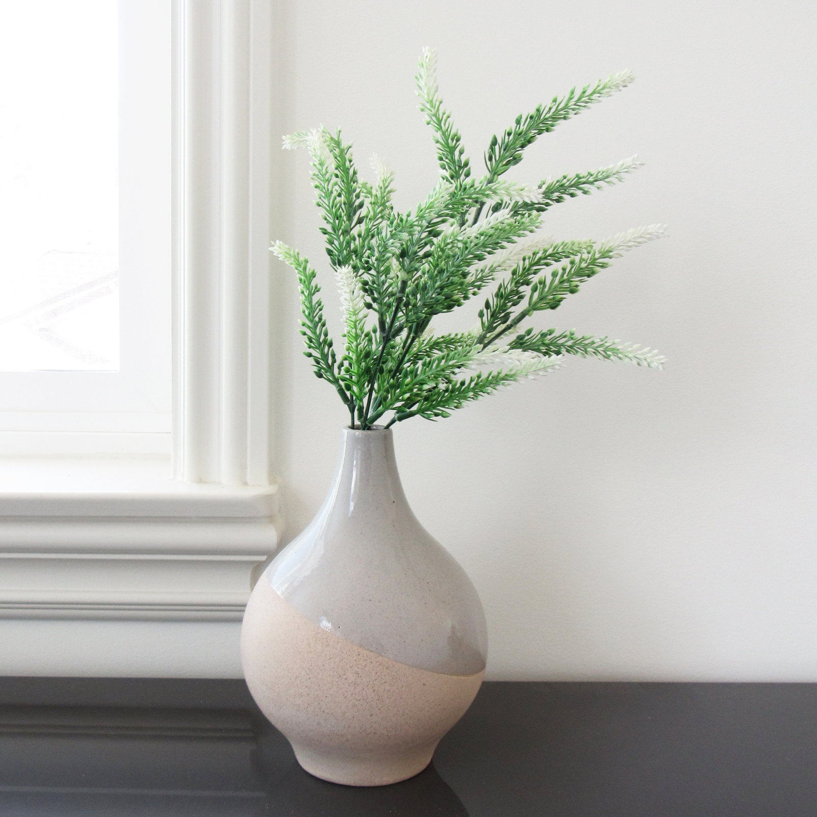 Lavender Floral Stems, White