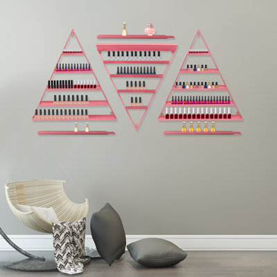 18 Piece Triangle Metal Bracket Shelf