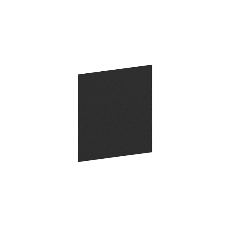 LP Aluminium LED Flush Mounted Sconce, Textured Black, 7" H x 7" W x 1.5" D, Square