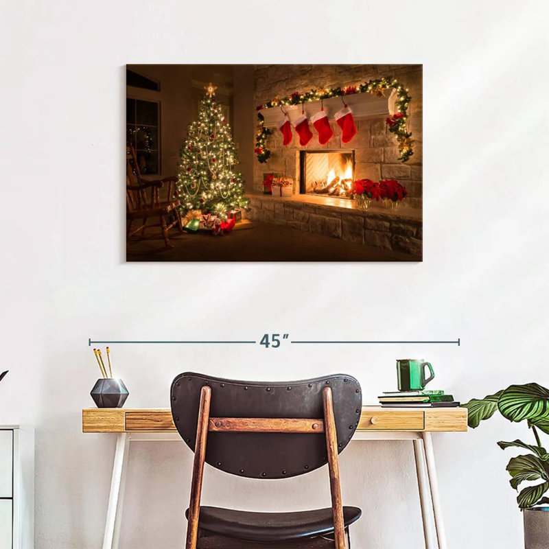 Christmas Simple, 24" H x 36" W