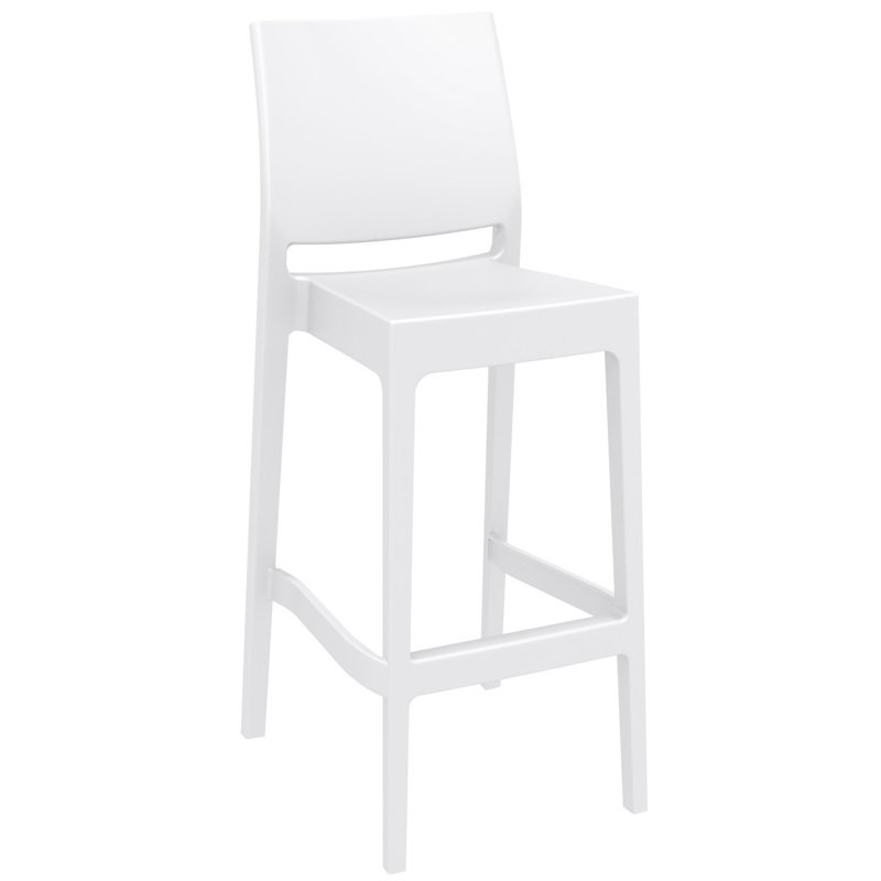 Farrah Bar Height Dining Set, White