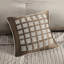Ensemble de 7 couvre-lits taupe charmeuse - Grand, Coussins décoratifs lavables à la machine
