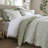 Elegant Sage Green Bedding Set, Premium Polyester Quilt With Unique Design For Home