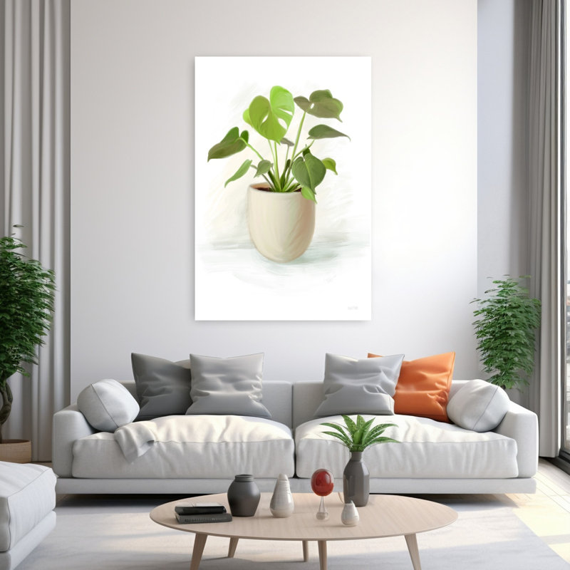 «Everyday Plants II», art végétal contemporain, H 60 po x l 40 po